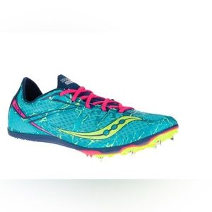 Saucony Blue and Pink Athletic Shoes